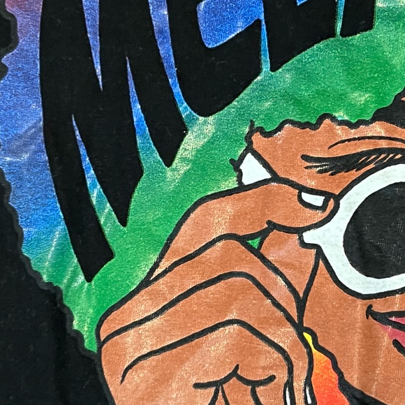 Black Tie-Front "Melanin Poppin" Graphic Tank Top Women's S - Picture 8 of 8